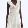 Cream mini dress Image 4
