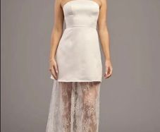 NEW Ladies Structured Lace Maxi Dress: Size 10