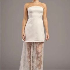 NEW Ladies Structured Lace Maxi Dress: Size 10