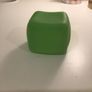 Green squishy glow in the dark cube Image 3