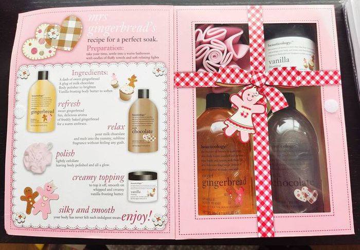 beauticology Mrs gingerbreads bath and body recipe book (unused Christmas present)
