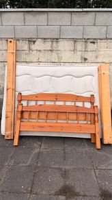 Double bed with mattress