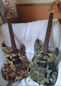 2 Squier Stratocasters, Very Rare for Sale or Swap