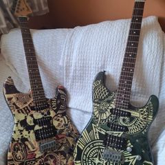 2 Squier Stratocasters, Very Rare for Sale or Swap