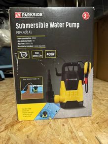 Parkside Submersible Water Pump Durable 400W