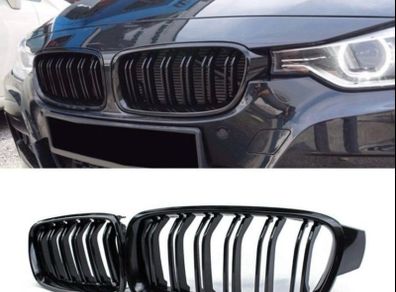 BMW F30 F30 kidney grills gloss black
