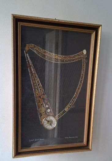 Vintage John Ammon 1918 harp clock
