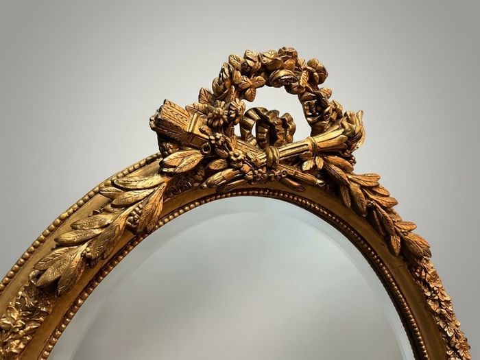 Elegant French Rococo Style Wall Mirror