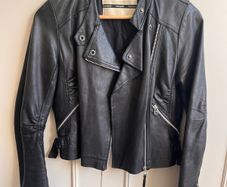 Topshop leather biker jacket