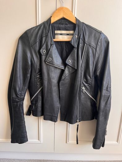 Topshop leather biker jacket