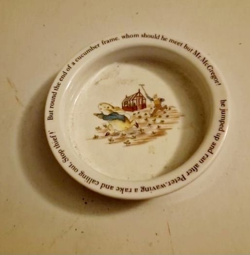 Vintage Wedgewood peter Rabbit nursery bowl