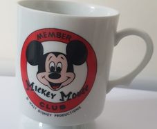Vintage Mickey Mouse Club Member Mug