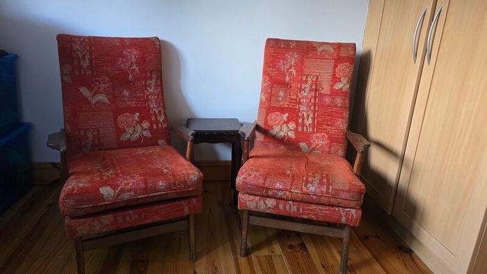 Armchairs and a Side Table