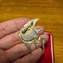 Vintage Angel Fish Brooch Image 3