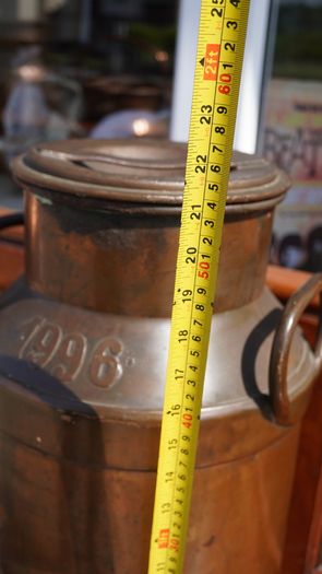 Continental Copper Milk Churn