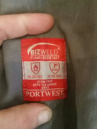 fire resistant work overalls