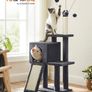 Cat Tree, Cat Tower for Indoor Cats, Kittens, Smoky Grey (FREE POSTAGE) Image 4
