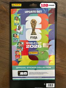 Panini FIFA World Cup 2026 Update Set includes 120 stickers