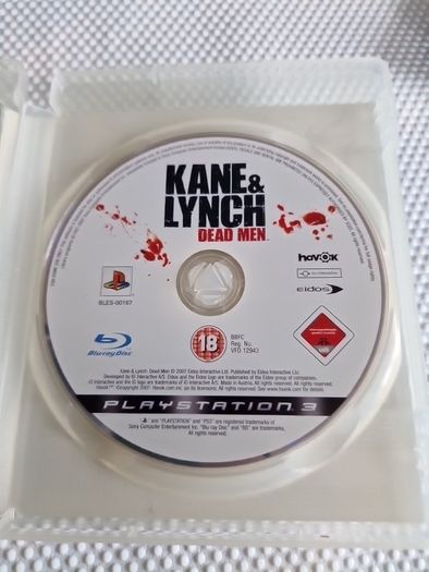 Kane & Lynch Dead Men PlayStation3 Ps3 Games Original