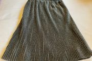 Girls BNWT New with tags partly silver occasion midi skirt 7 8 Leigh Tucker