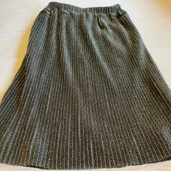 Girls BNWT New with tags partly silver occasion midi skirt 7 8 Leigh Tucker