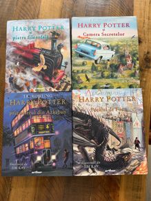 Harry Potter carti ilustrate in limba romana (illustrated books)