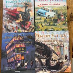 Harry Potter carti ilustrate in limba romana (illustrated books)