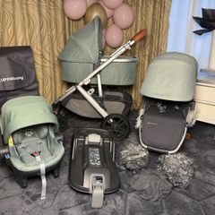 Full travel System Uppababy Vista V2 with car seat and isofix
