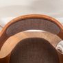 KARE Design Monaco Bar Stools, Pair, Walnut & Chrome, Adjustable Image 2
