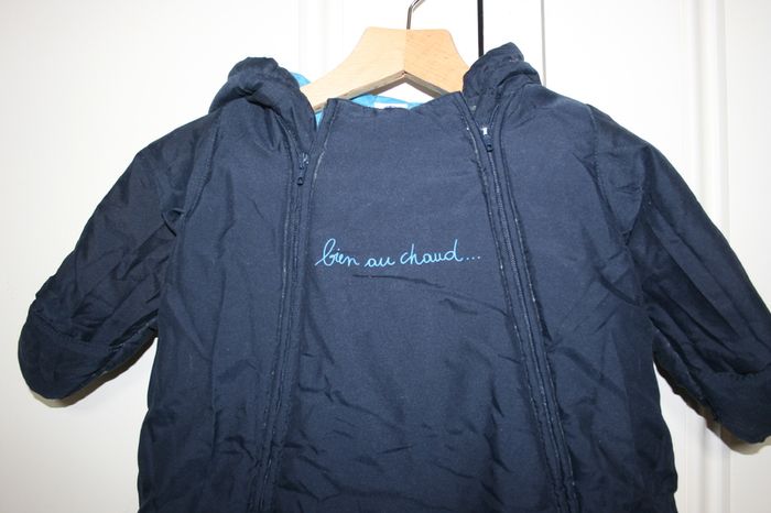 Petit Bateau Unisex Navy Pramsuit / Snowsuit - 6 months/78cm