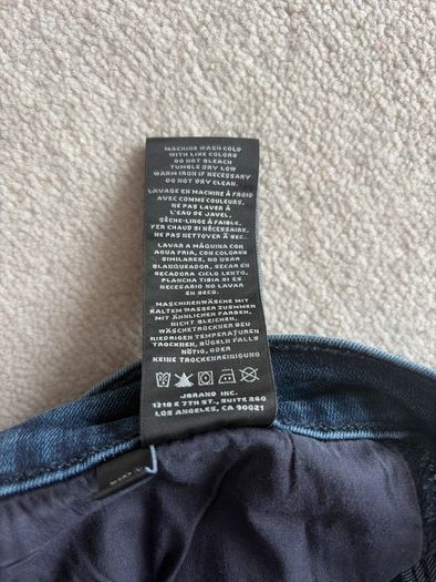 J Brand dark blue skinny jeans