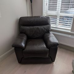 Dark Chocolate Brown Power Recliner