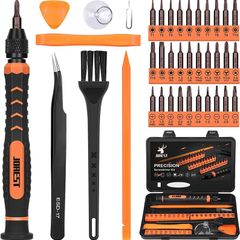 38Pcs Precision Screwdriver Set, Tool Kit with Security Torx T5 T6 T8 T9 T10 T20, etc, Repair and Cleaning Kit for iPhone, Switch, PS4, Xbox, Ring Doorbell, Laptop, Macbook, Watch, Glasses, etc (FREE POSTAGE)
