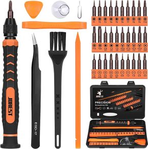 38Pcs Precision Screwdriver Set, Tool Kit with Security Torx T5 T6 T8 T9 T10 T20, etc, Repair and Cleaning Kit for iPhone, Switch, PS4, Xbox, Ring Doorbell, Laptop, Macbook, Watch, Glasses, etc (FREE POSTAGE)
