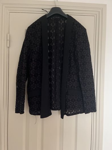 Zara black jacket size 14