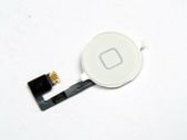 iPhone 4s White Replacement Home Button Ribbon Flex Cable