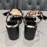 womans snake skin sandals Image 3