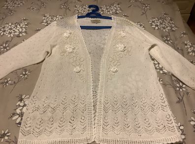 Cardigan beaded fits size 12/14