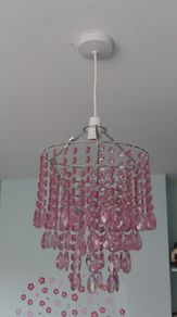 Ceiling Chandlier Pink