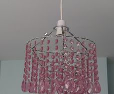 Ceiling Chandlier Pink