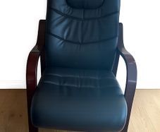 Orthopedic Black Fireside Chair