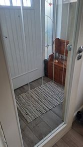 Internal glass door