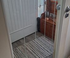 Internal glass door