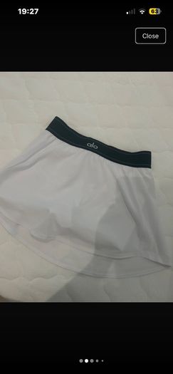 white skirt
