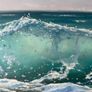 ORIGINAL OIL PAINTING, Sea Painting, Ocean Wave Wall Art, Living Room Wall Art, Oil Painting on canvas (50/40 cm.) Image 6
