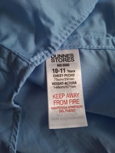 2 x dunnes stores blues shirt