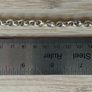 Heavy 925 Silver T-bar necklace & Heart bracelet 74.45 grams total weight Image 5