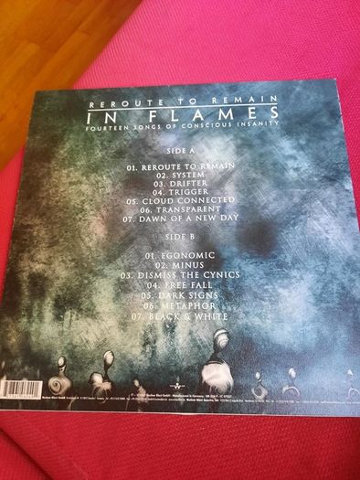 IN FLAMES: Reroute To Remain LP Picture Disc 2002 (Fully Autographed)