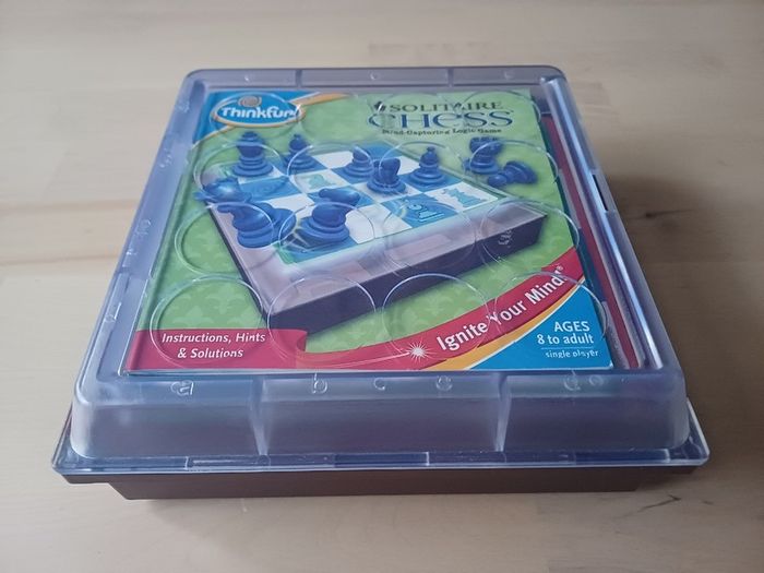 Solitaire Chess Solo Puzzle Strategy Board Game