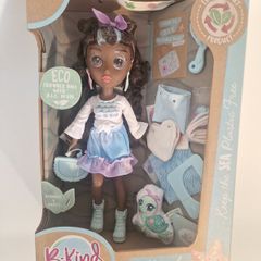 B-Kind Koral Eco-Friendly Doll & DIY Accessories - New in Box